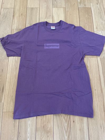 Supreme Tonal Box Logo Tee "Dusty Purple"