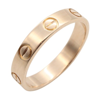 カルティエ CARTIER ミニラブリング リング・指輪 ジュエリー K18PG(ピンクゴールド) メンズ レディース ゴールド系 B4085200 【中古】