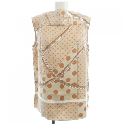 エルメス HERMES CLIC-CLAC A POIS *17-7600 ツイルレーヌ トップス