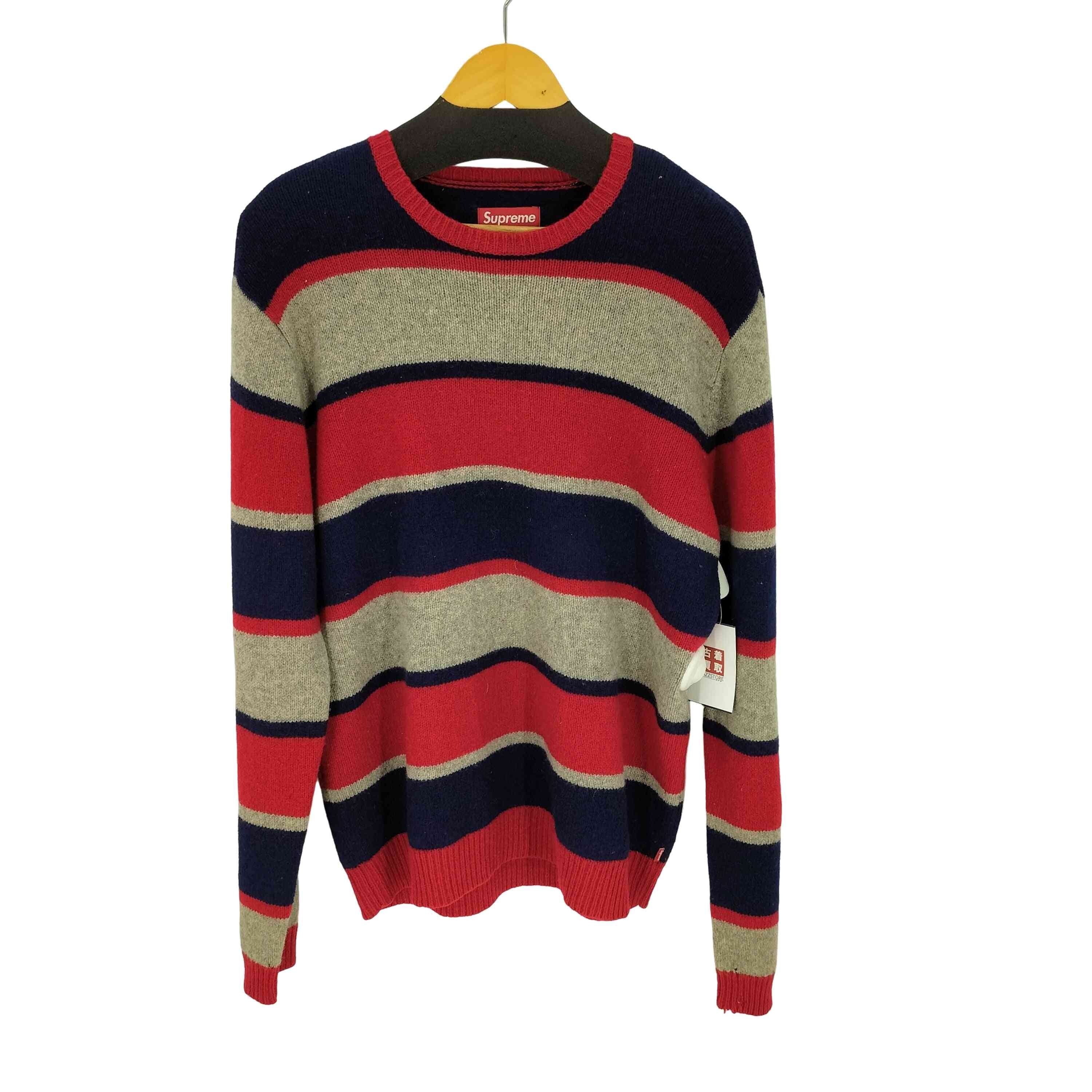 Border Crewneck Sweater ボーダー ニット セーター【1143542902346】
