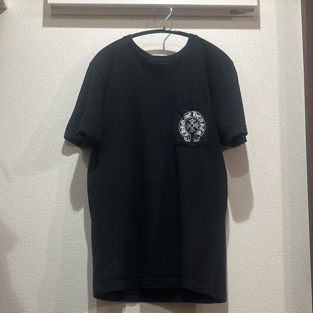 Chrome Hearts Horse Shoe Logo Pocket T-Shirt "Black"