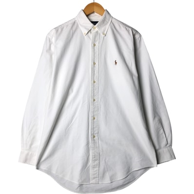 古着 ラルフローレン Ralph Lauren YARMOUTH 長袖 ボタンダウンシャツ メンズM相当/eaa568506