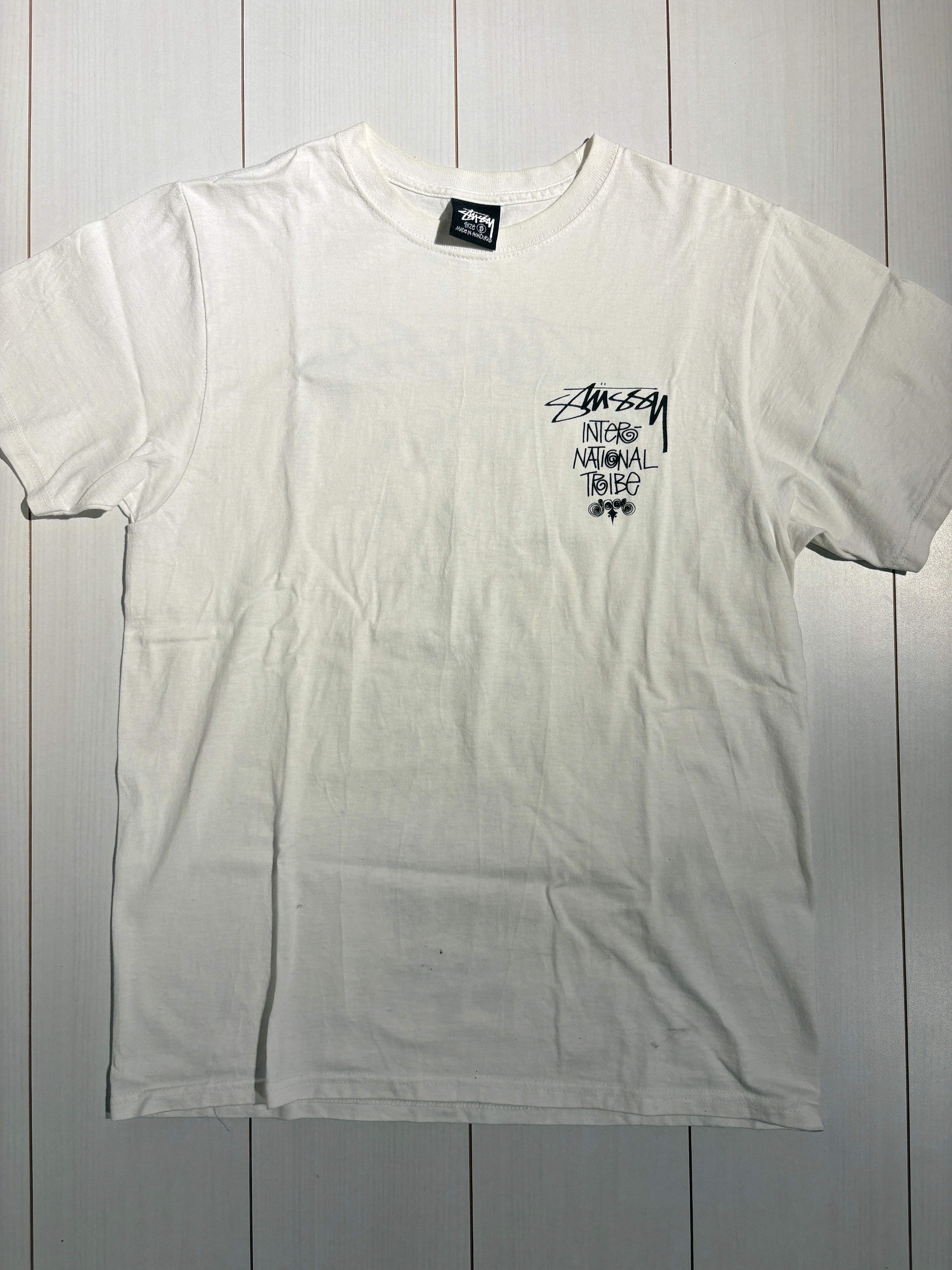 Stussy Tribe Stack Tee "White" 