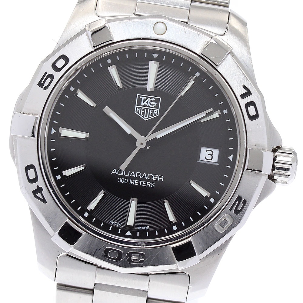 タグホイヤー アクアレーサー デイト WAP1110 メンズ 【中古】