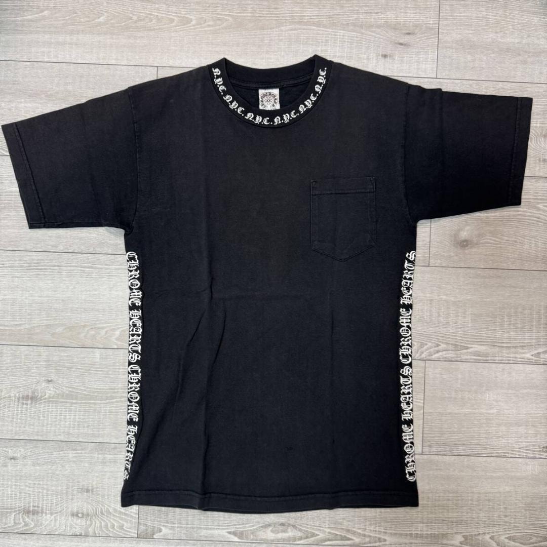 Chrome Hearts Old English Neck Logo Fuck T-Shirt "Black"