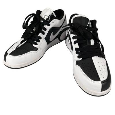 未使用品 NIKE ナイキ エアジョーダン1ローSE オマージュ DR0502-101-24-A スニーカー レザー/ラバー ブラック レディース 24 38 5.5【古着】【中古】