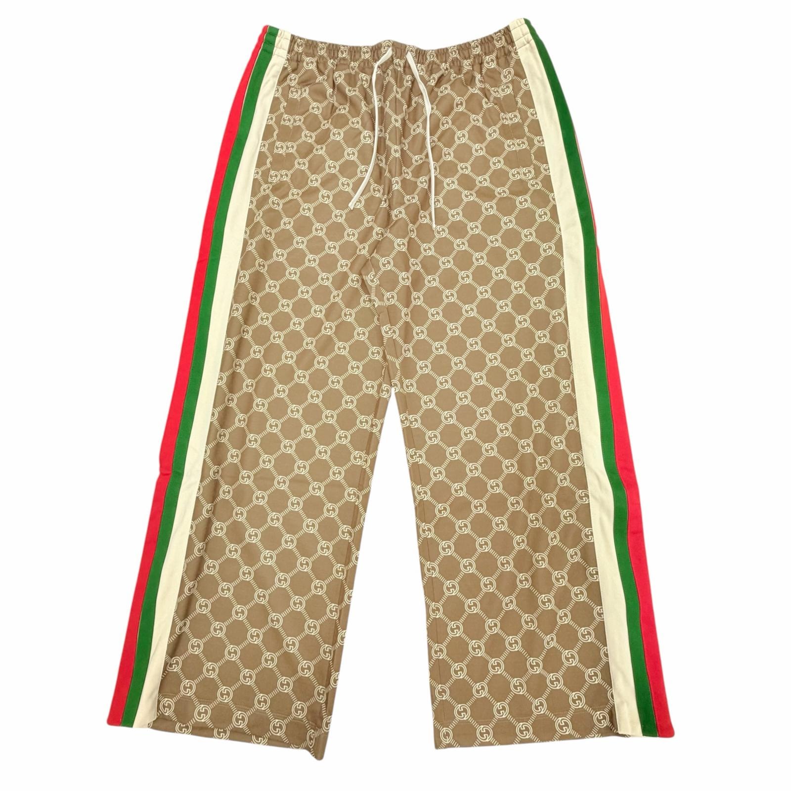 未使用品 グッチ パンツ ブラウン メンズ XXL 671496