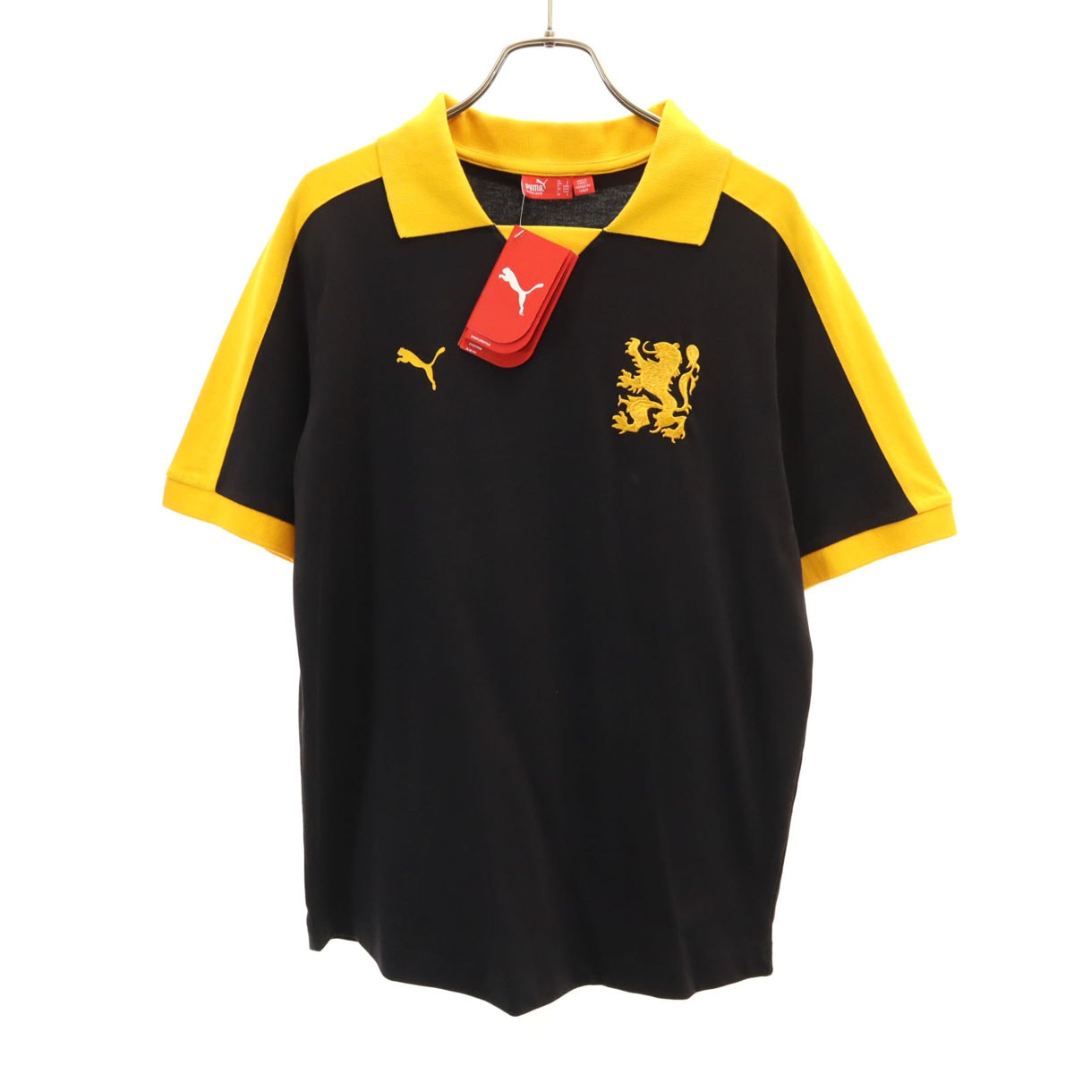 未使用 PUMA プーマ サッカー 半袖 シャツ S ブラック