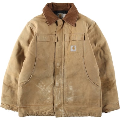 古着 カーハート Carhartt トラディショナルコート 中綿入り ハーフ丈 ダックワークジャケット メンズXL相当/eaa651284