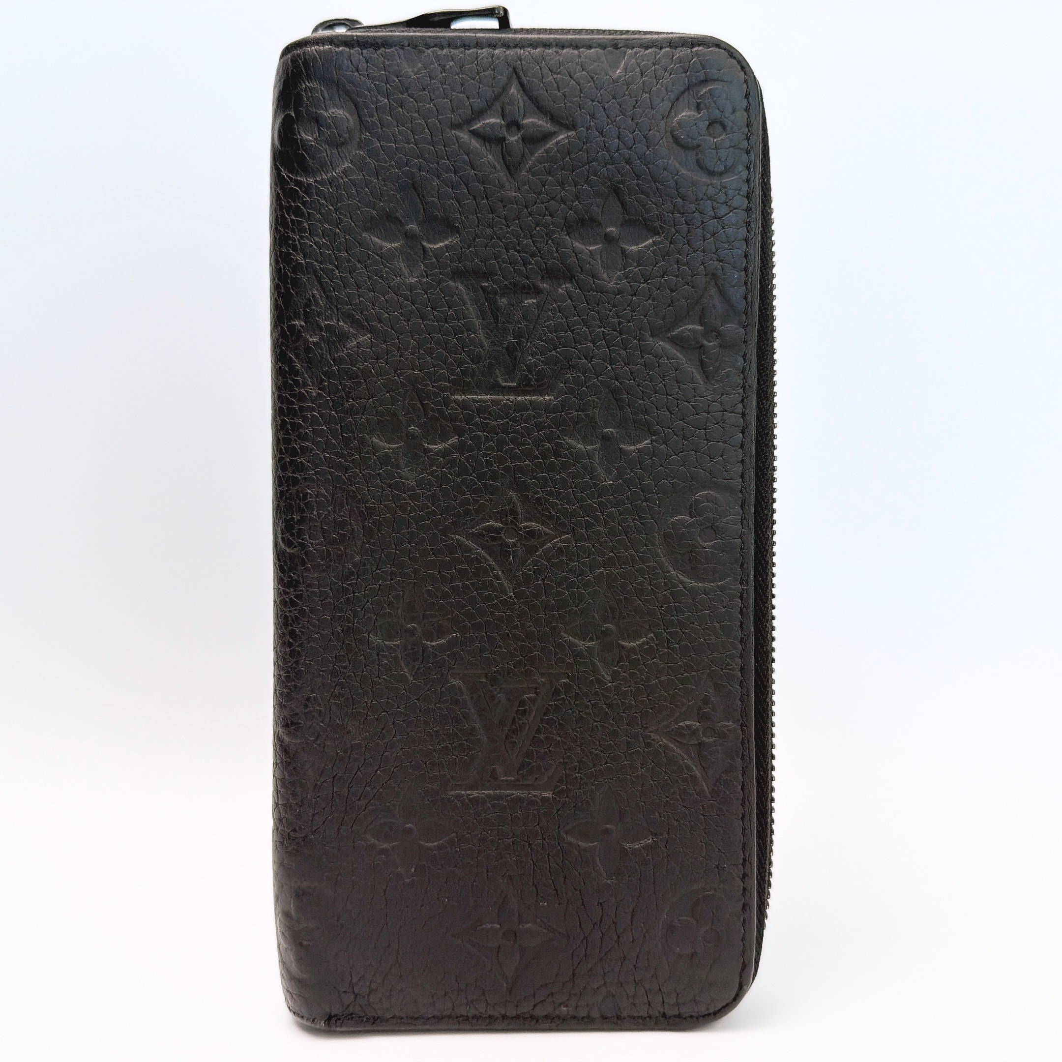 Louis Vuitton Zippy Wallet Vertical Taurillon Monogram "Noir"