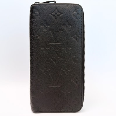 Louis Vuitton Zippy Wallet Vertical Taurillon Monogram "Noir"