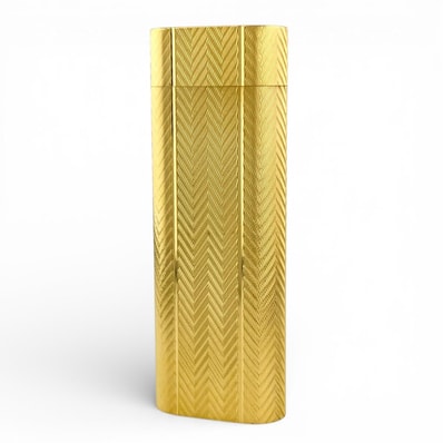 美品 カルティエ ライター ゴールド メンズ