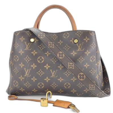 ヴィトン LV モンテーニュ MM ハンドバッグ【中古】