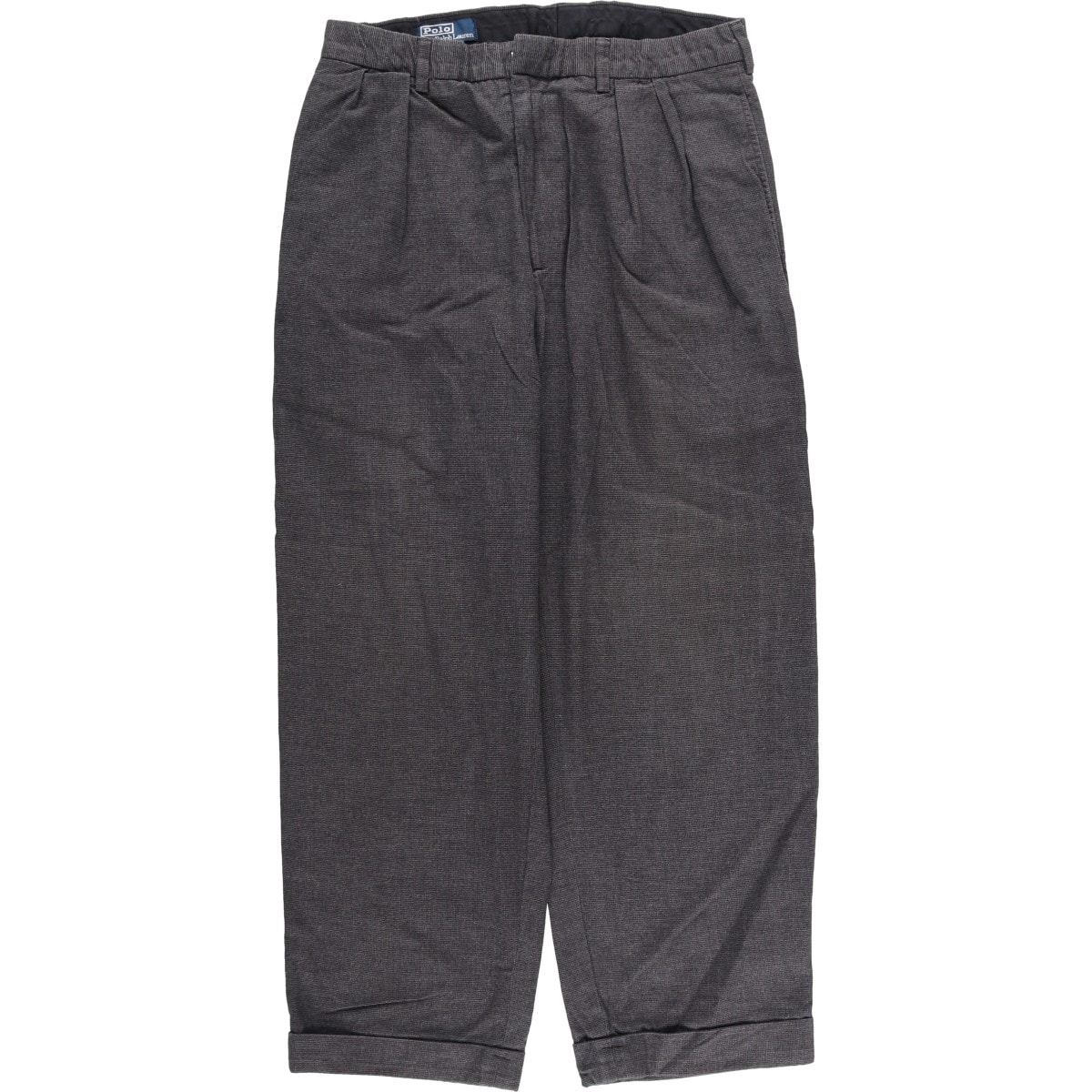 古着 ラルフローレン Ralph Lauren POLO by Ralph Lauren ツータック スラックスパンツ メンズw30相当/eaa604358