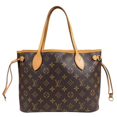 ルイヴィトン ネヴァーフルPM モノグラム トートバッグ モノグラムキャンバス M40155 ブラウン レディース LOUIS VUITTON 中古