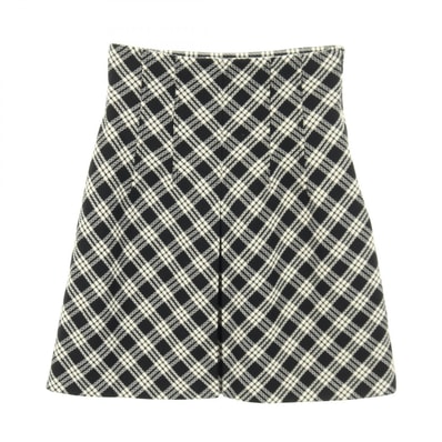 ディオール Dior スカート 衣料品 ボトムス ウール レディース ブラック系 / ホワイト系 【中古】