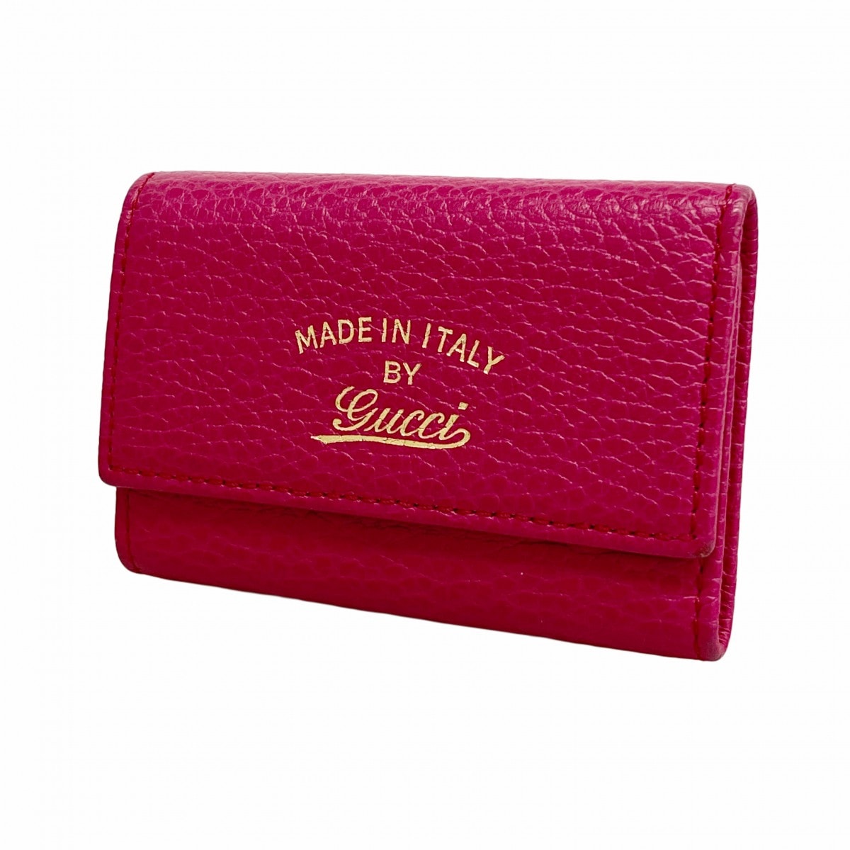 ★SALE【6ec1831-k】グッチ キーケース スウィング 354499 レザー ピンク ゴールド金具【中古】レディース