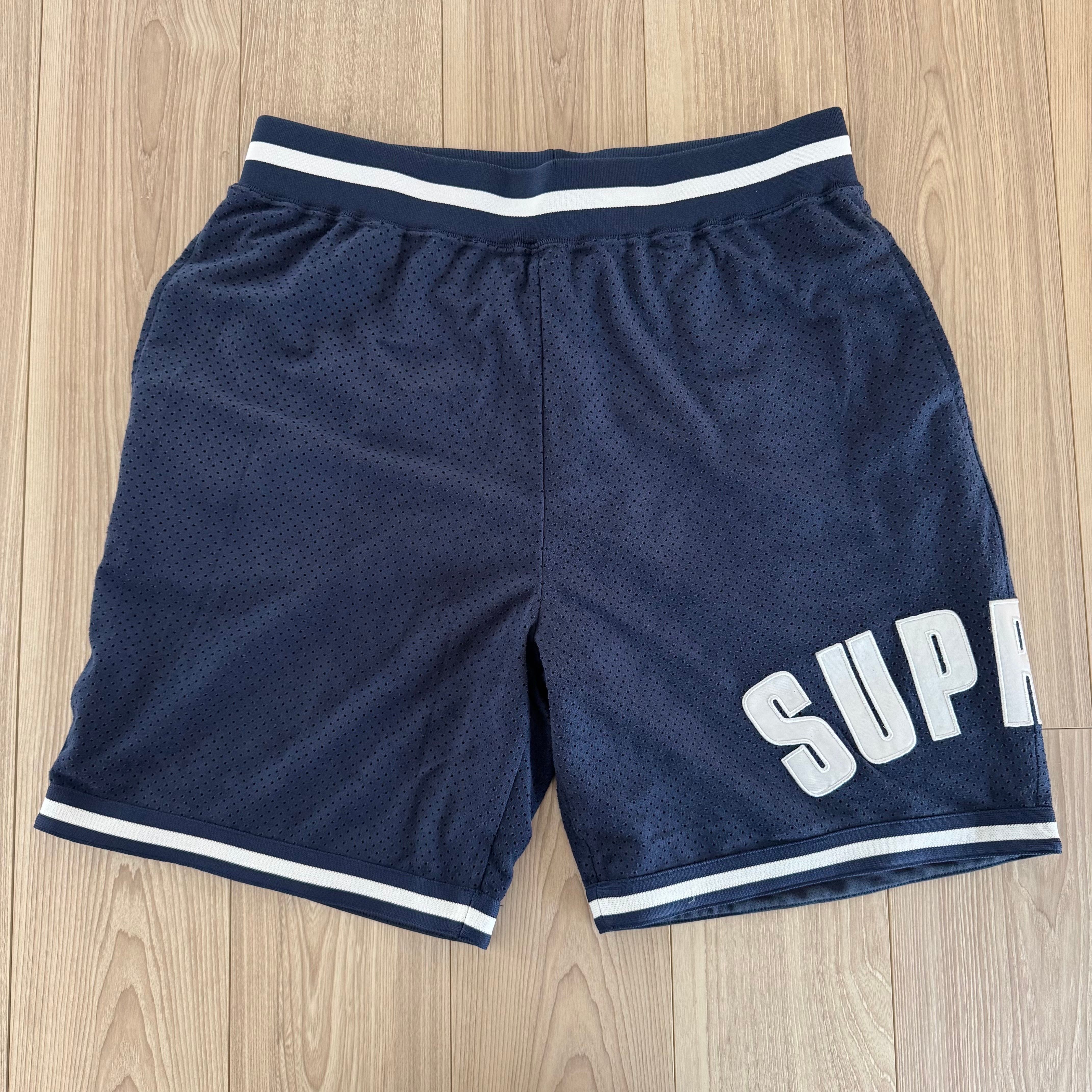 Supreme Ultrasuede Mesh Short "Navy"