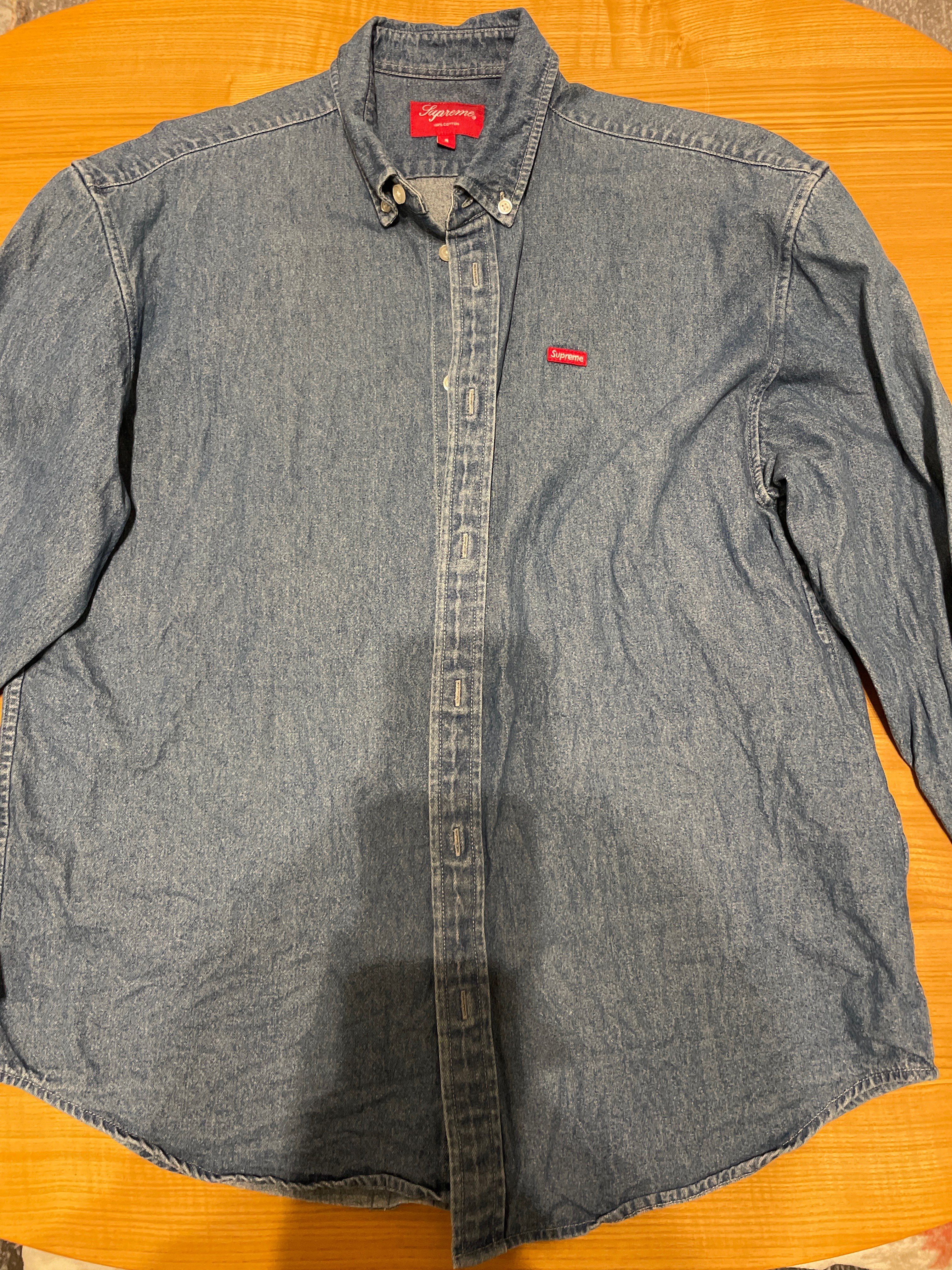 Supreme Small Box Twill Shirt "Denim"