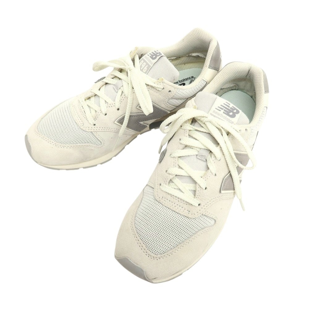 【中古】ニューバランス NEW BALANCE CM996UH2 スウェード スニーカー グレーホワイト【サイズ27】【メンズ】