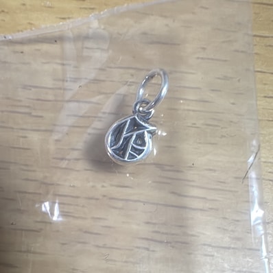 Chrome Hearts Alphabet Stack Charm G Initial Charm "Silver"