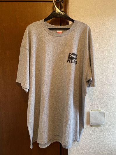 Supreme / ANTIHERO Dog Tee "Heather Grey"