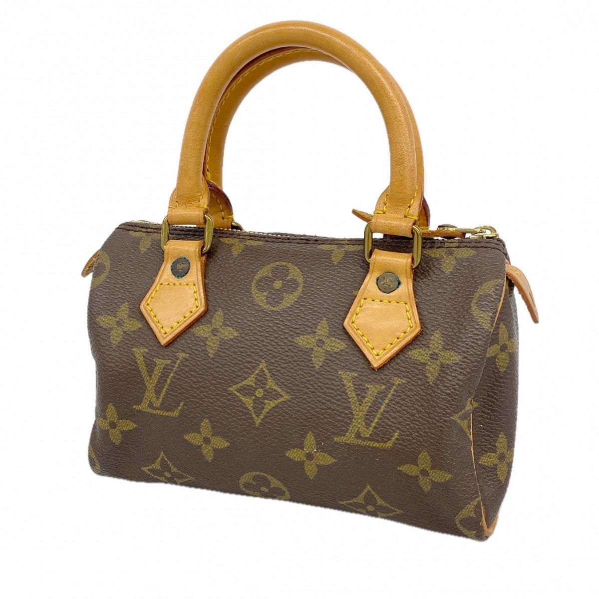 【6dc3303-k】ルイヴィトン ハンドバッグ モノグラム ミニスピーディ M41534 ブラウン【中古】レディース