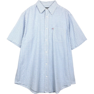 古着 00年代 ラルフローレン Ralph Lauren POLO JEANS COMPANY 半袖 コットン チェックシャツ メンズXL相当/eaa660930