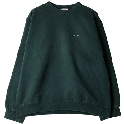 古着 90年代 ナイキ NIKE ワンポイントロゴスウェットシャツ トレーナー USA製 メンズM相当 ヴィンテージ/eaa611957