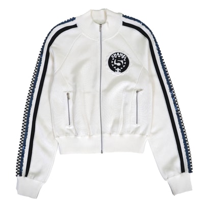 美品 シャネル
ブルゾン ホワイト ブラック レディース 38 P74166