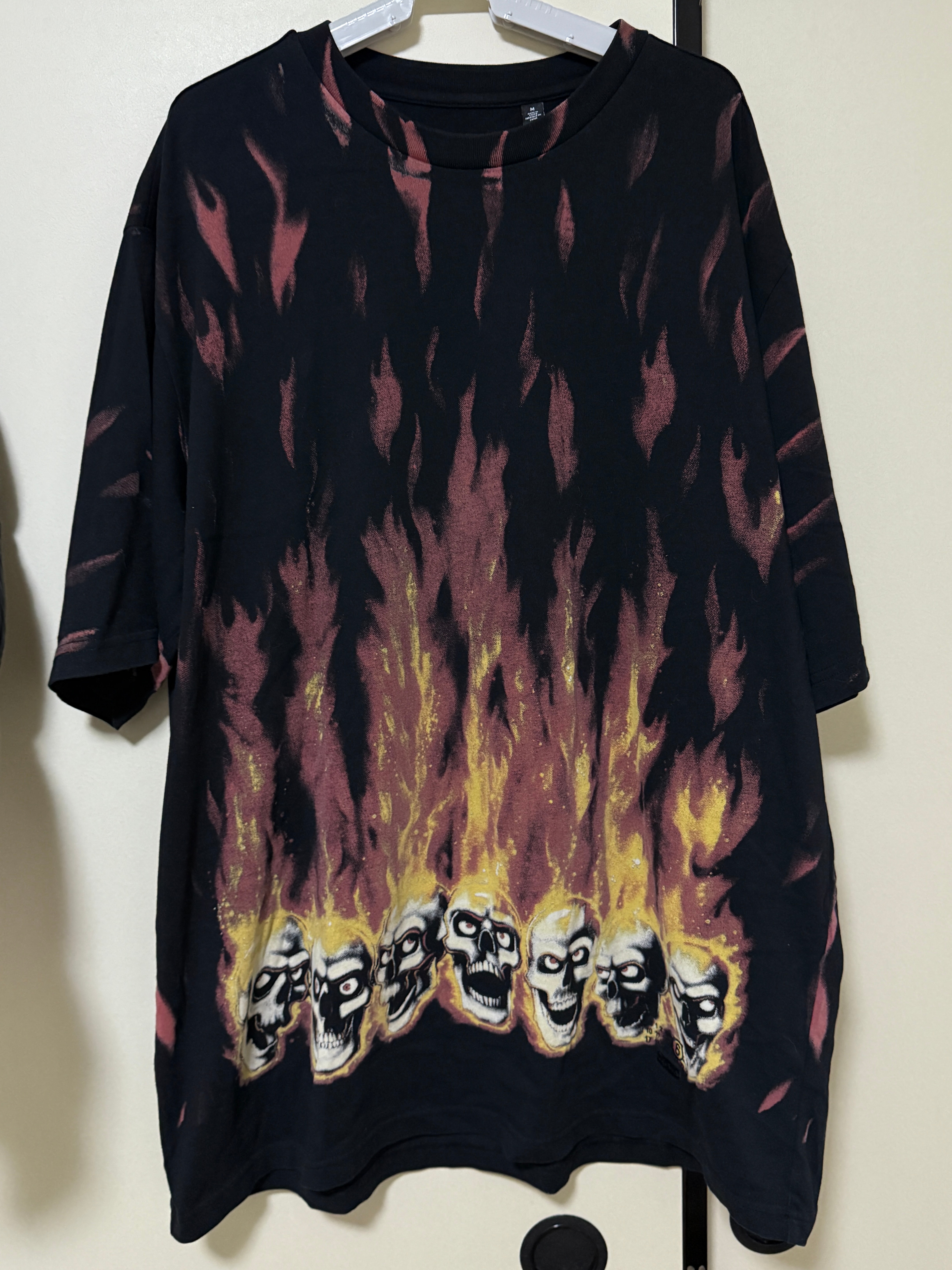 Supreme x MM6 Maison Margiela Liquid Blue Oversized Tee "Black"