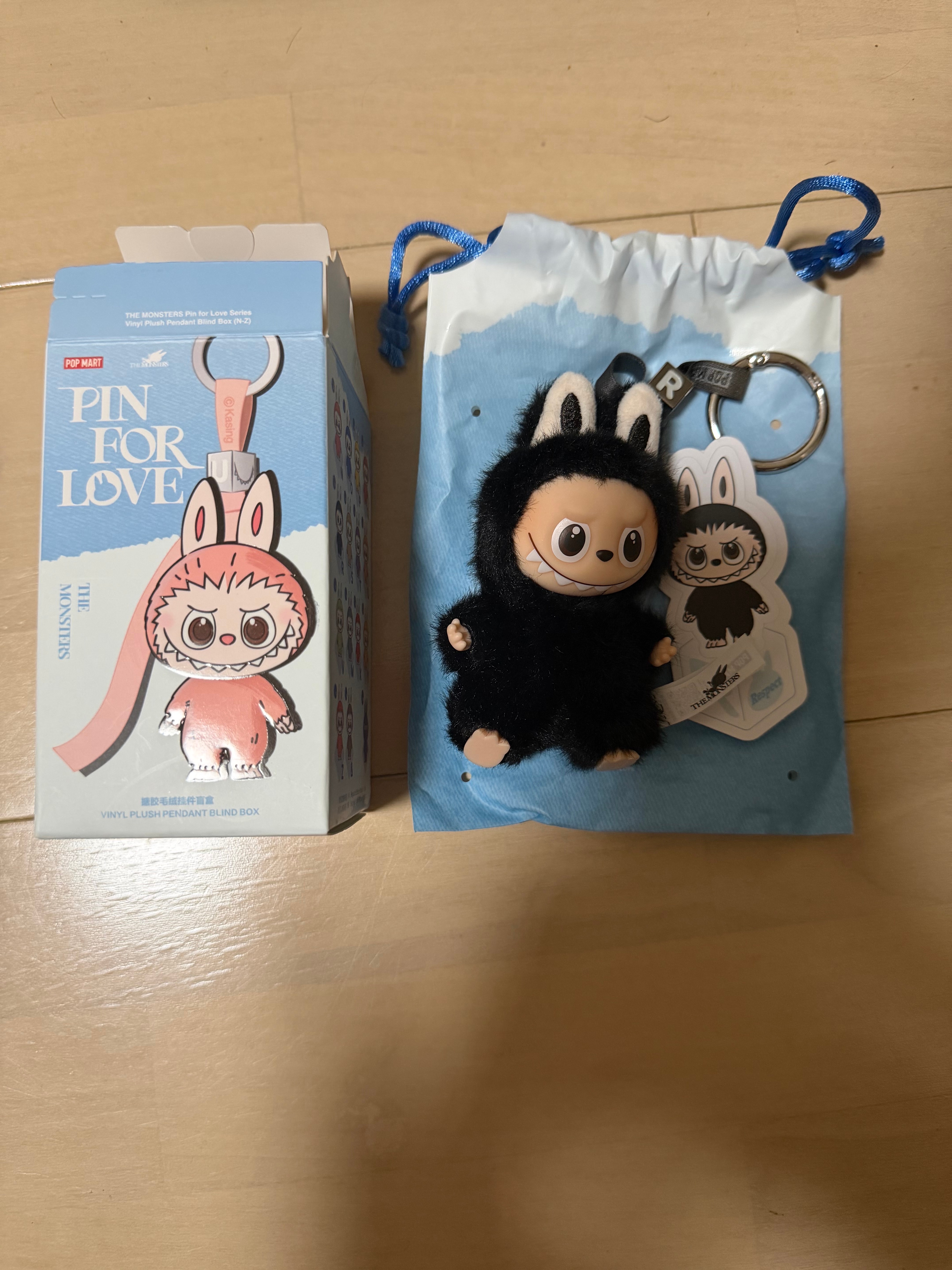 POP MART THE MONSTERS (LABUBU) Pin for Love Series-Vinyl Plush Pendant (N-Z) R