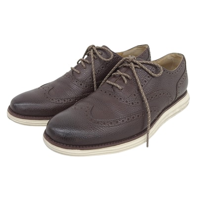 コールハーン 美品 オリジナル グランド ウィングチップシューズ メンズ レザー ブラウン 10 C13762 10