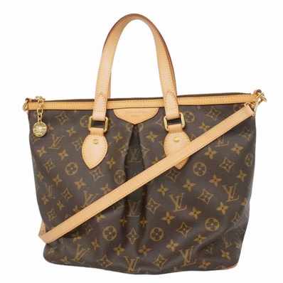 【6dc2704】ルイヴィトン ハンドバッグ モノグラム パレルモPM M40145 ブラウン 2wayバッグ【中古】レディース