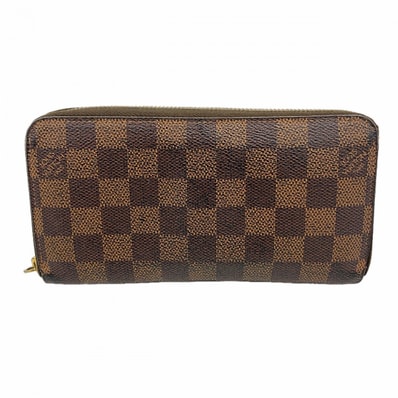 【6dd4934】ルイヴィトン 長財布 ダミエ ジッピーウォレット N60015 エベヌ【中古】メンズ レディース ユニセックス