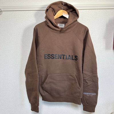 FEAR OF GOD ESSENTIALS / SSENSE 3D Silicon Applique Pullover Hoodie "Rain Drum"