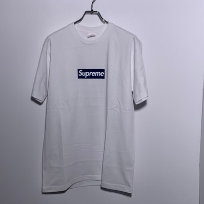 Supreme New York Yankees Box Logo Tee "White"