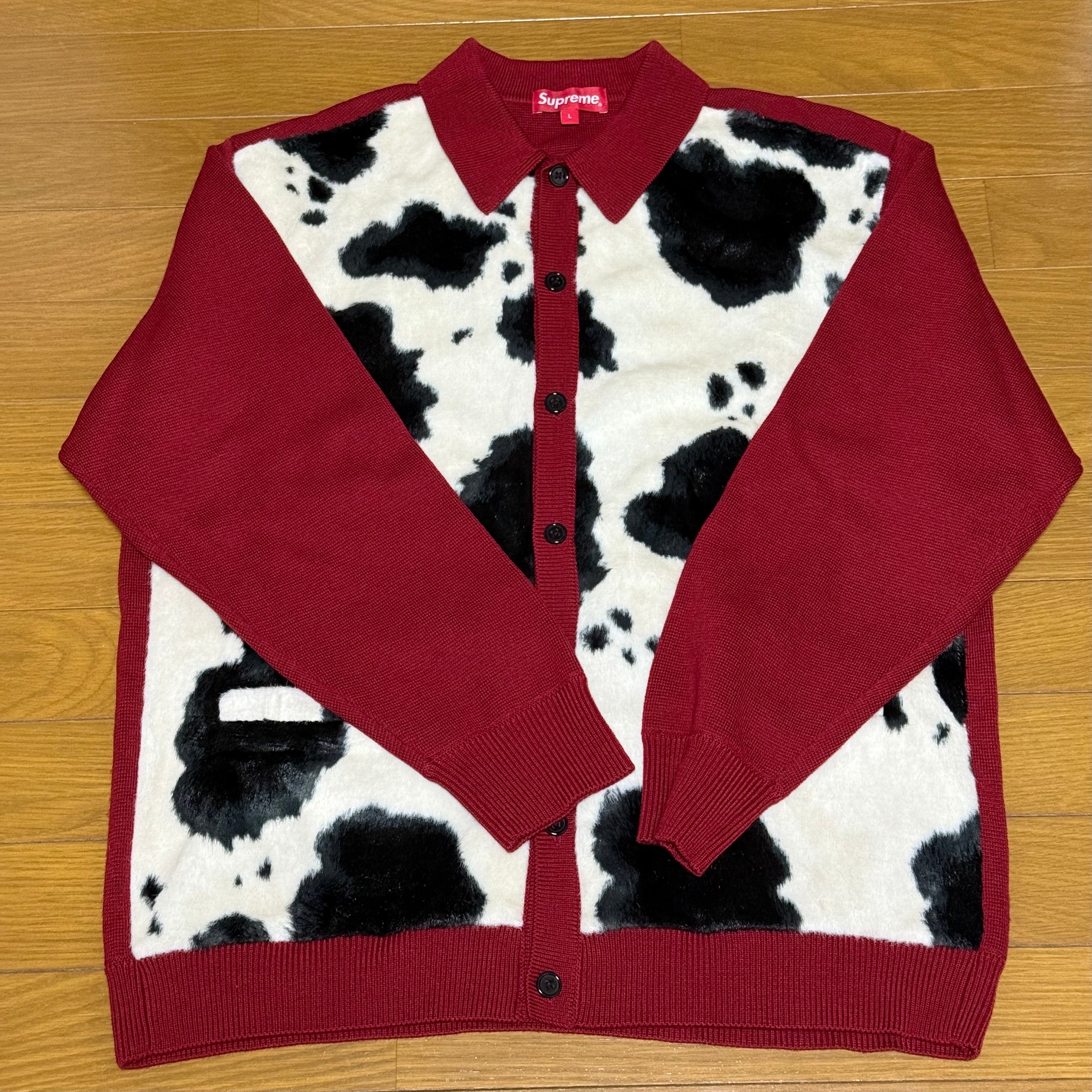 Supreme Cow Print Cardigan 