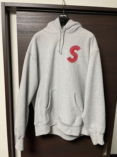 Supreme S Logo Hooded Sweatshirt "Heather Grey" (20FW)