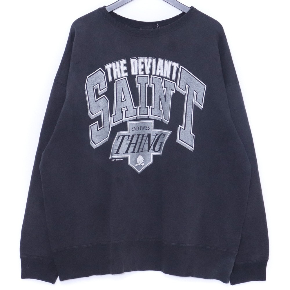 SAINT Mxxxxxx Crw-N Sweat The Devian "Black"
