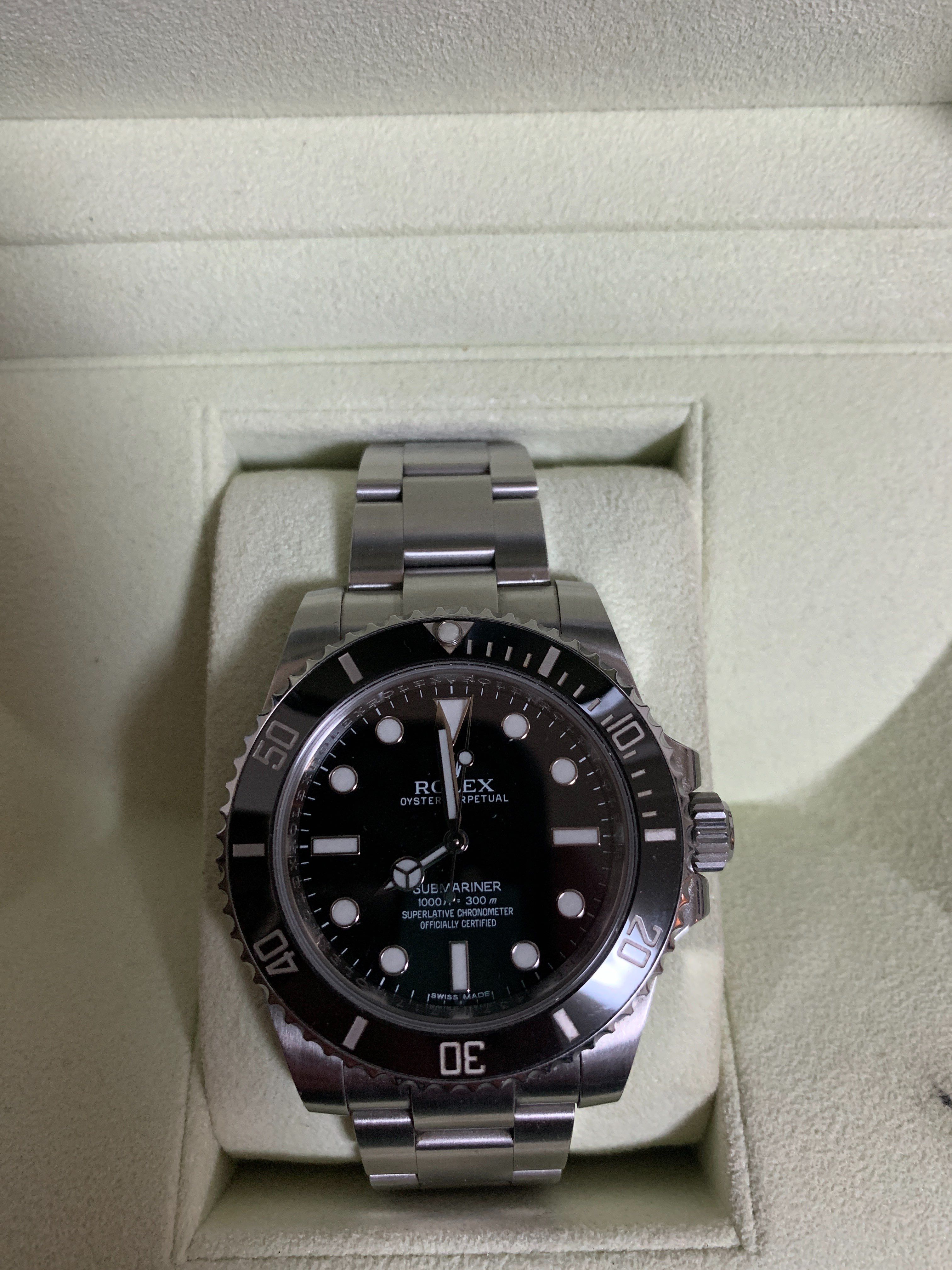 ROLEX Submariner Non-Date 114060 Black Dial 124060