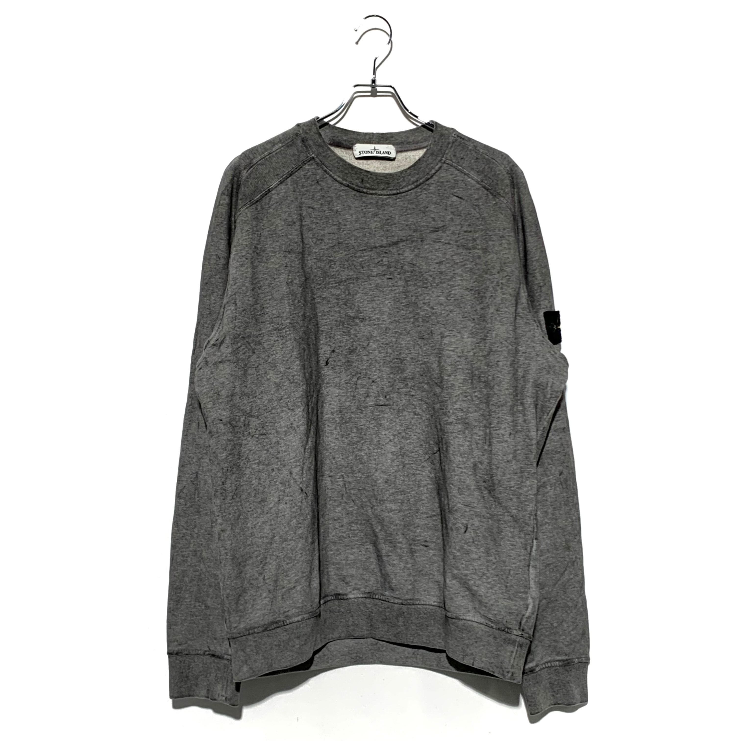 Stone Island 62290 Dust Colour Treatment Crewneck Sweatshirt - 20FW "Grey"