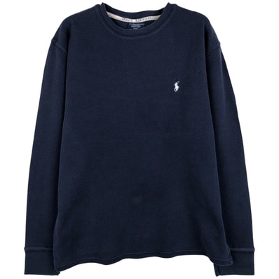 古着 ラルフローレン Ralph Lauren POLO RALPH LAUREN SLEEPWEAR サーマルロングTシャツ メンズM相当/eaa609097