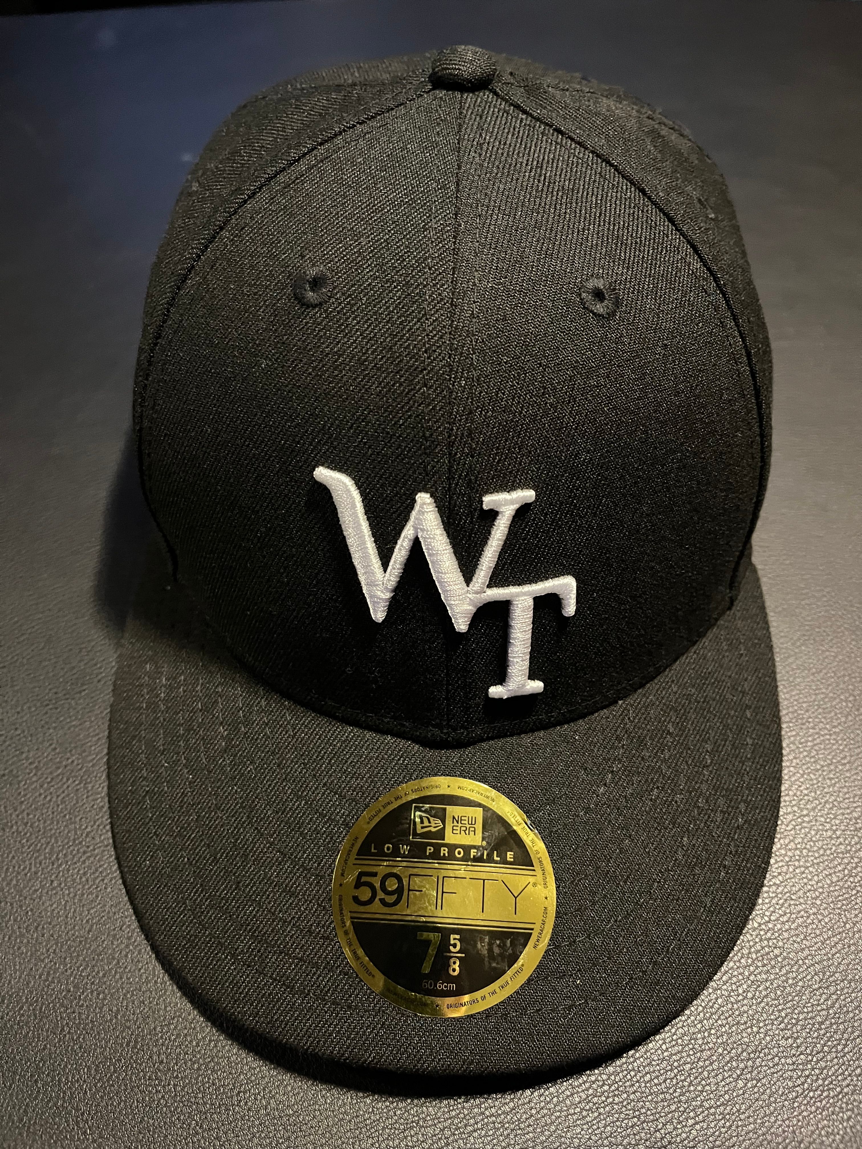 Wtaps x NEWERA 59FIFTY LOW PROFILE / CAP / POLY. TWILL. "Black" 221NENED-HT01