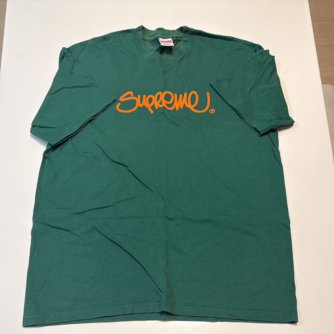 Supreme Handstyle Tee "Light Pine"