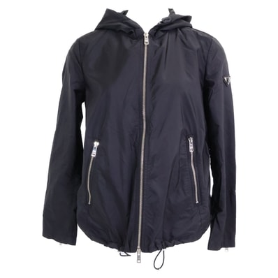 プラダ 【国内正規】29Z597 トライアングルロゴ ジップアップ フーディジャケット 38