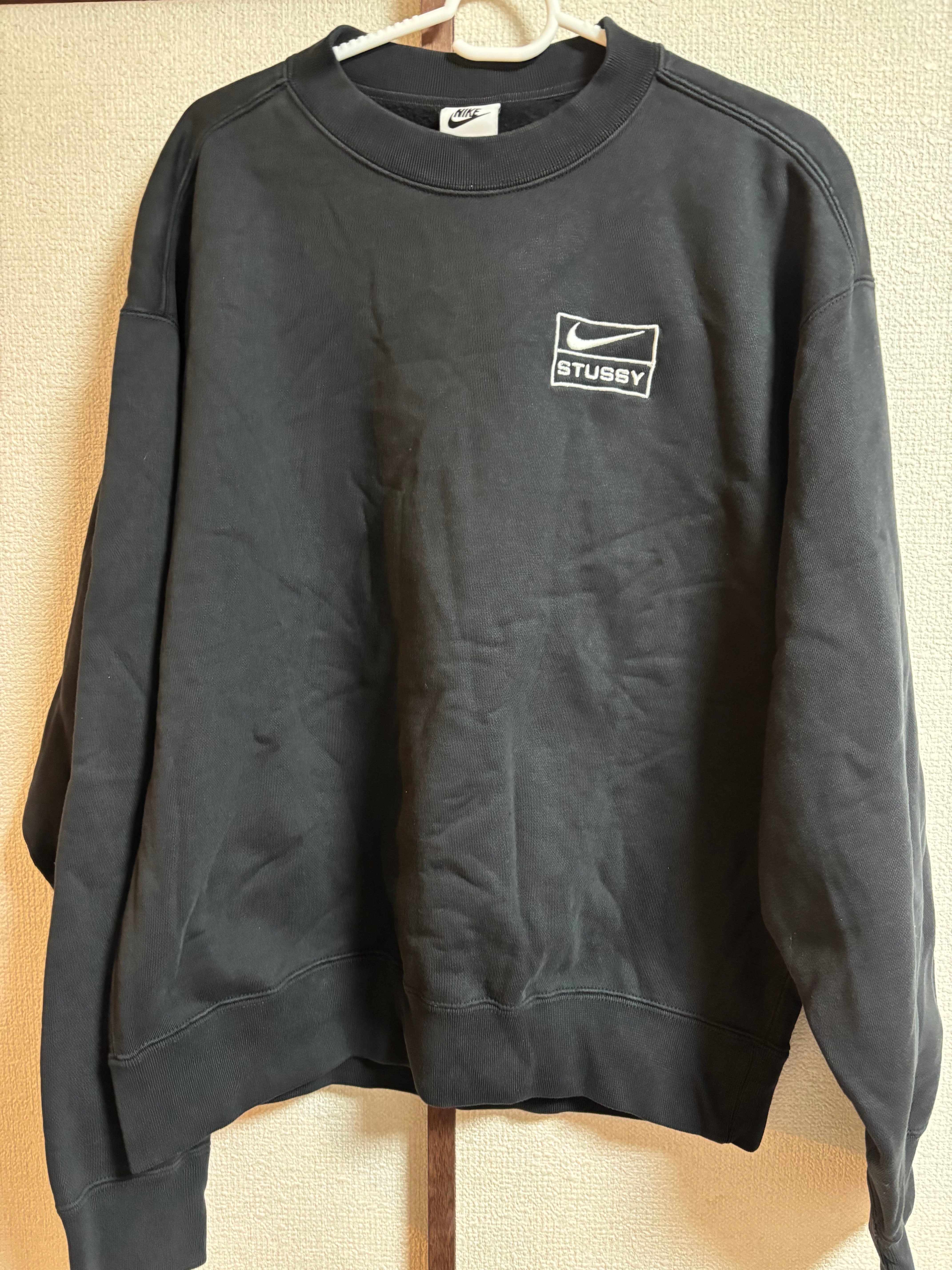 Stussy x Nike Wash Crew (Asia Size) "Black" DO5311-010