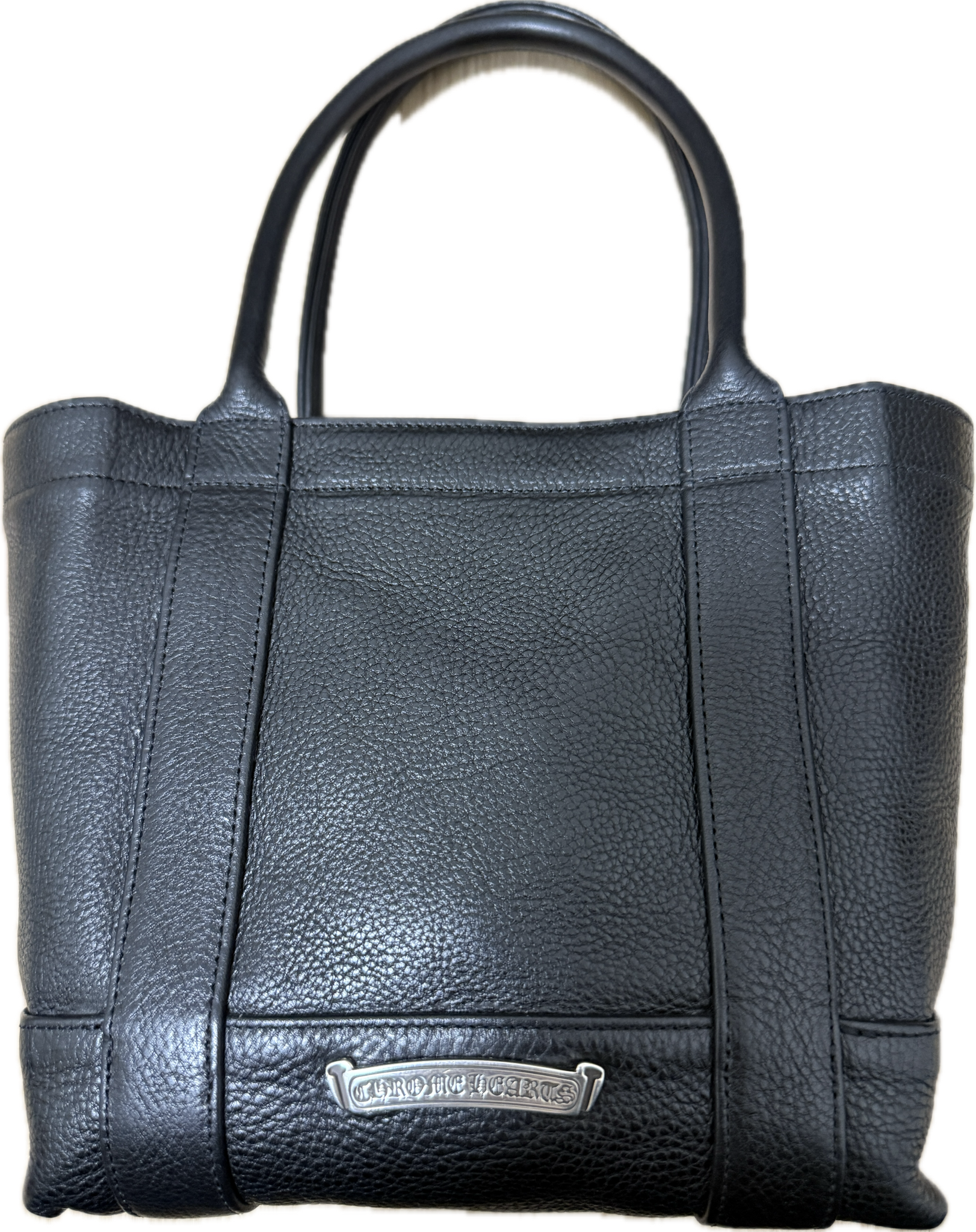 Chrome Hearts Tote Mini Leather Tote Bag "Black"
