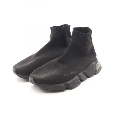 バレンシアガ BALENCIAGA SPEED TRAINER スピードトレーナー スニーカー 靴 ファブリック メンズ ブラック系 【中古】