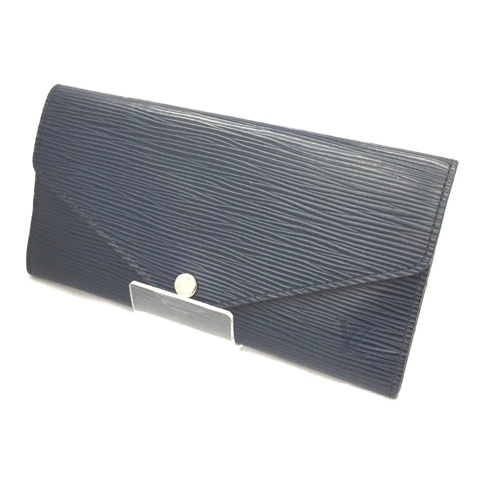 △△LOUIS VUITTON ルイヴィトン 長財布 エピ ポルトフォイユ ジョセフィーヌ 長財布 M60710 ネイビー